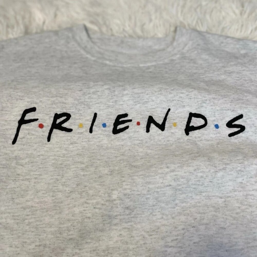 Friends The TV Show Retro Crewneck Sweatshirt Adult Size Large